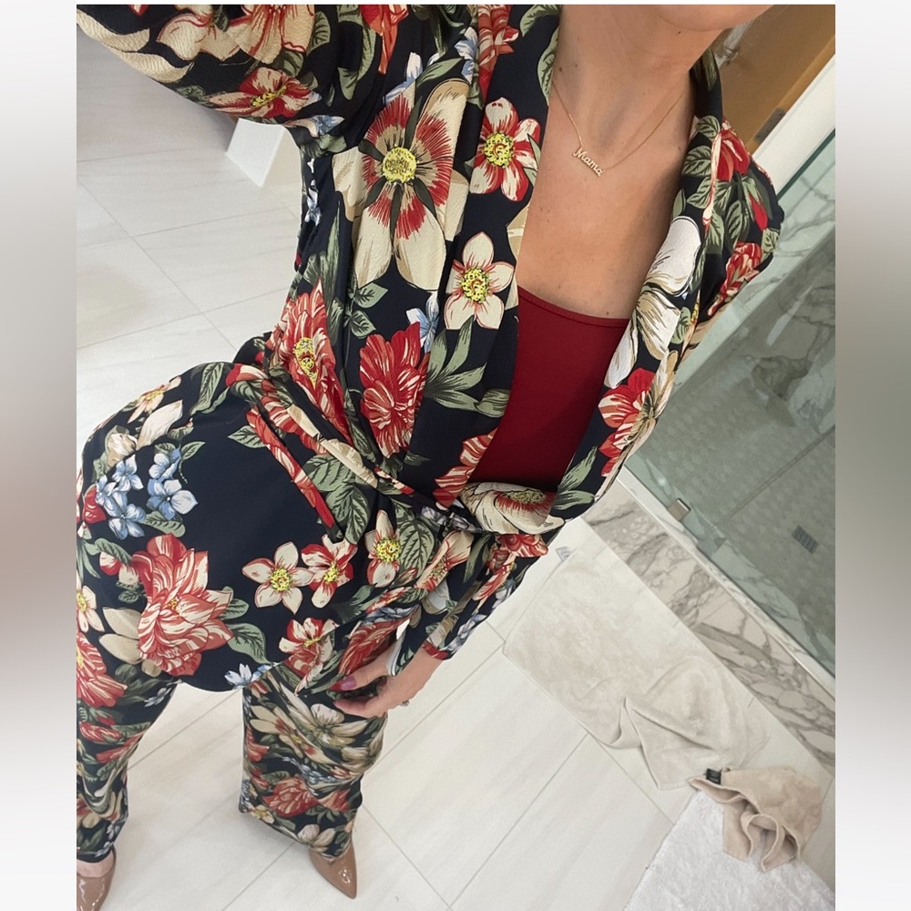 Zara Floral Blazer